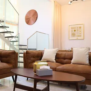 Duplex Elegance Retreat Transit - 2 Bedroom In Masdar アパート *