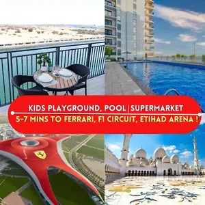 Lägenhet Luxury Waterfront 3br, Pool, Canal Views! Yas Island *